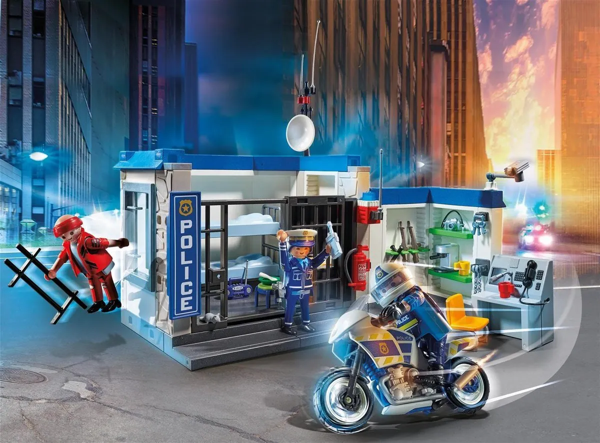 Playmobil City Action Politie Ontsnapping Gevangenis 70568 - Multicolor