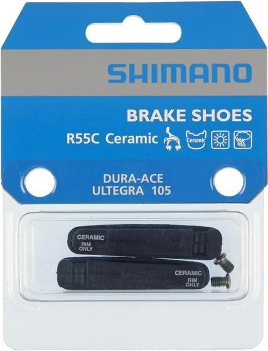 Shimano Dura-Ace R55C Remblokken - Keramisch 1 Paar - Zwart