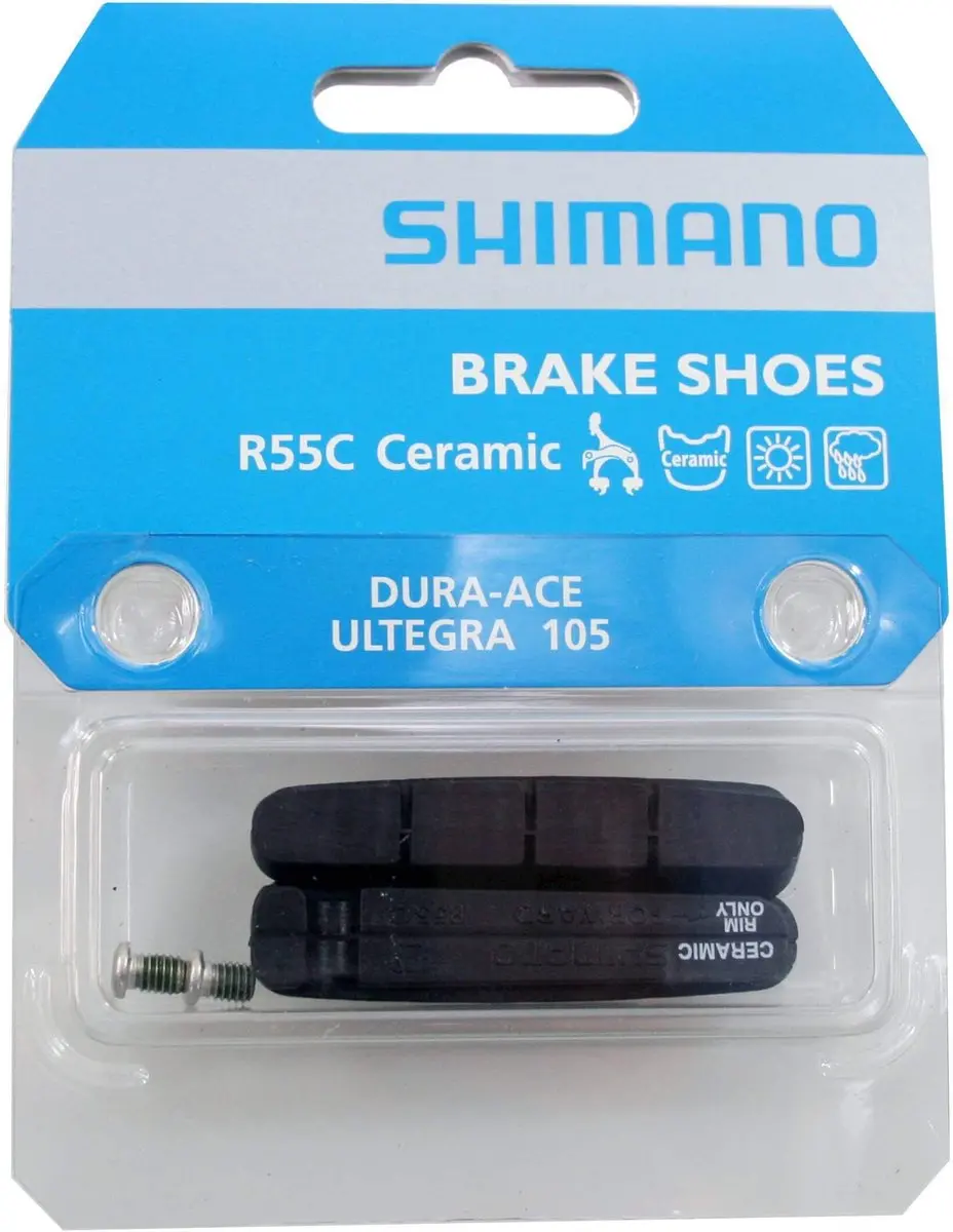 Shimano Dura-Ace R55C Remblokken - Keramisch 1 Paar - Zwart