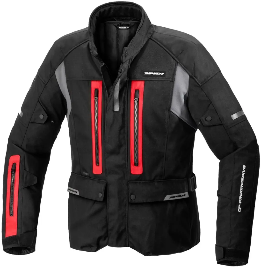 Spidi Traveler 3 Jas Zwart Rood