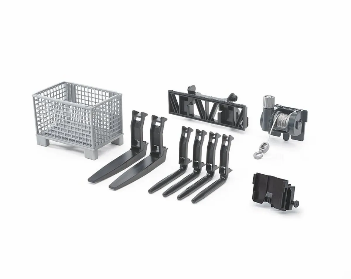 Bruder Profi Heftruck Accessoires 2008 - Uitbreidingsset - Multi color