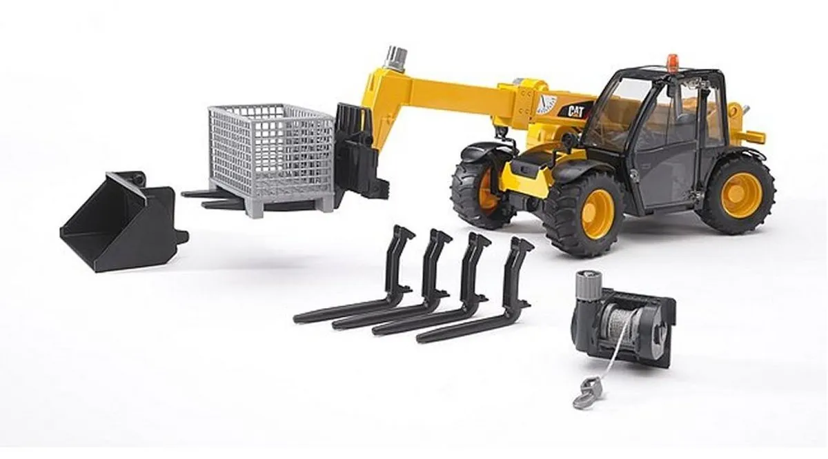 Bruder Profi Heftruck Accessoires 2008 - Uitbreidingsset - Multi color