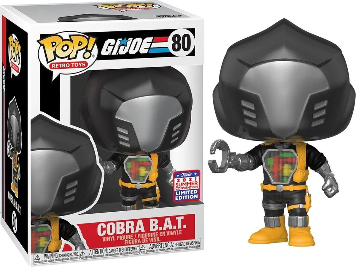 Funko POP! Cobra B.A.T. #80 GI Joe SDCC 2021 Exclusief