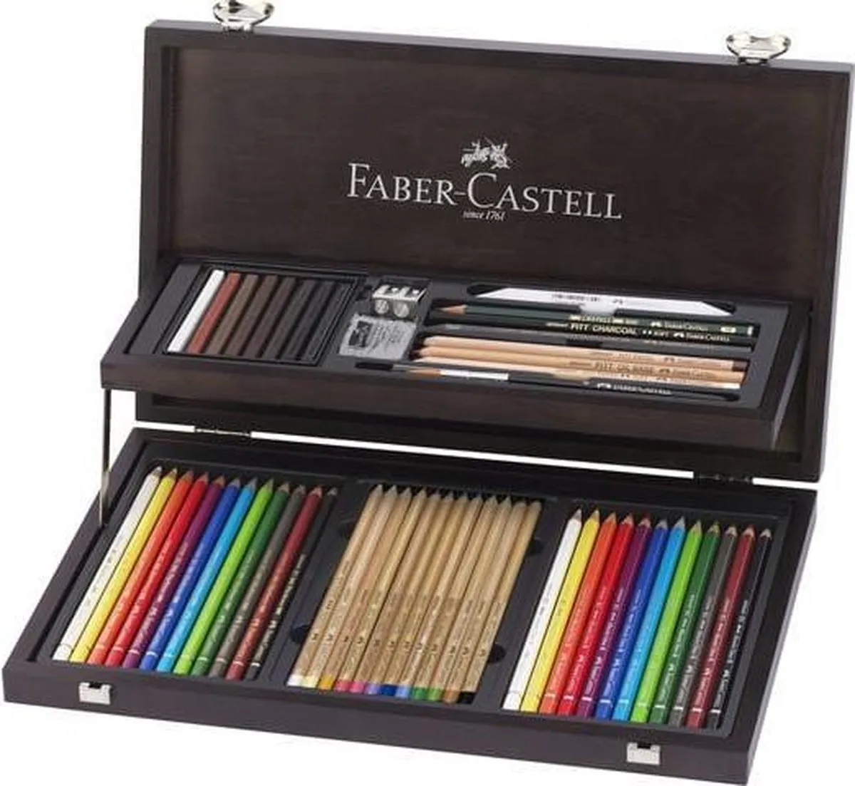 Faber-Castell Compendium Mahoniebox Kleurpotloden