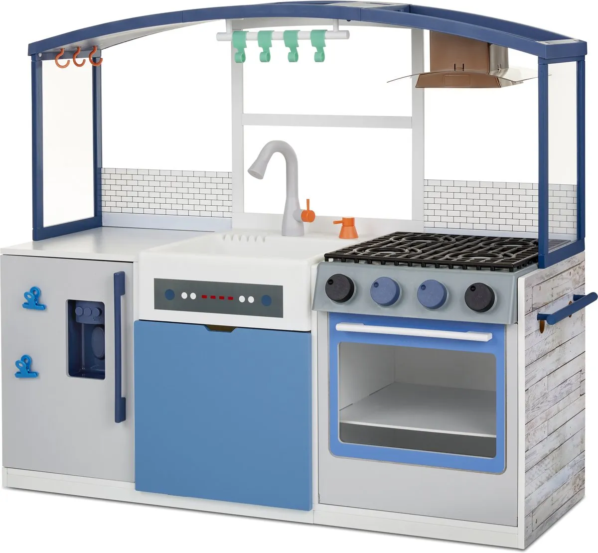 Little Tikes Wood Chef's Speelkeuken Blauw Wit