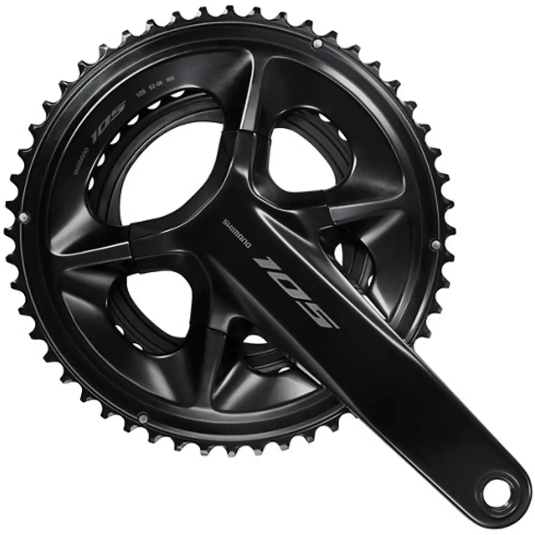 Shimano 105 R7100 Crankstel 170mm 52/36t - Zilver - afbeelding 4 van 4
