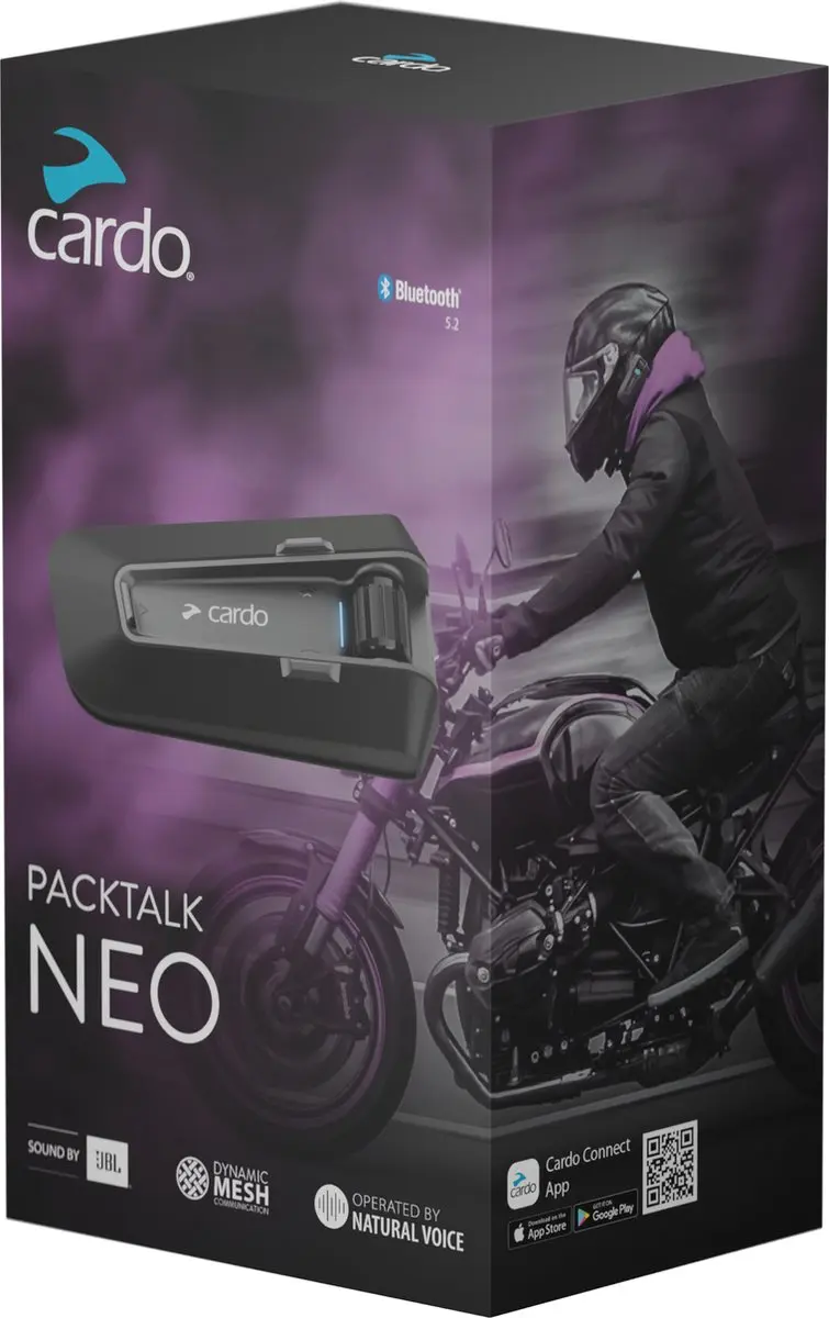 Cardo Packtalk Neo Bluetooth Communicatiesysteem - 15 Personen