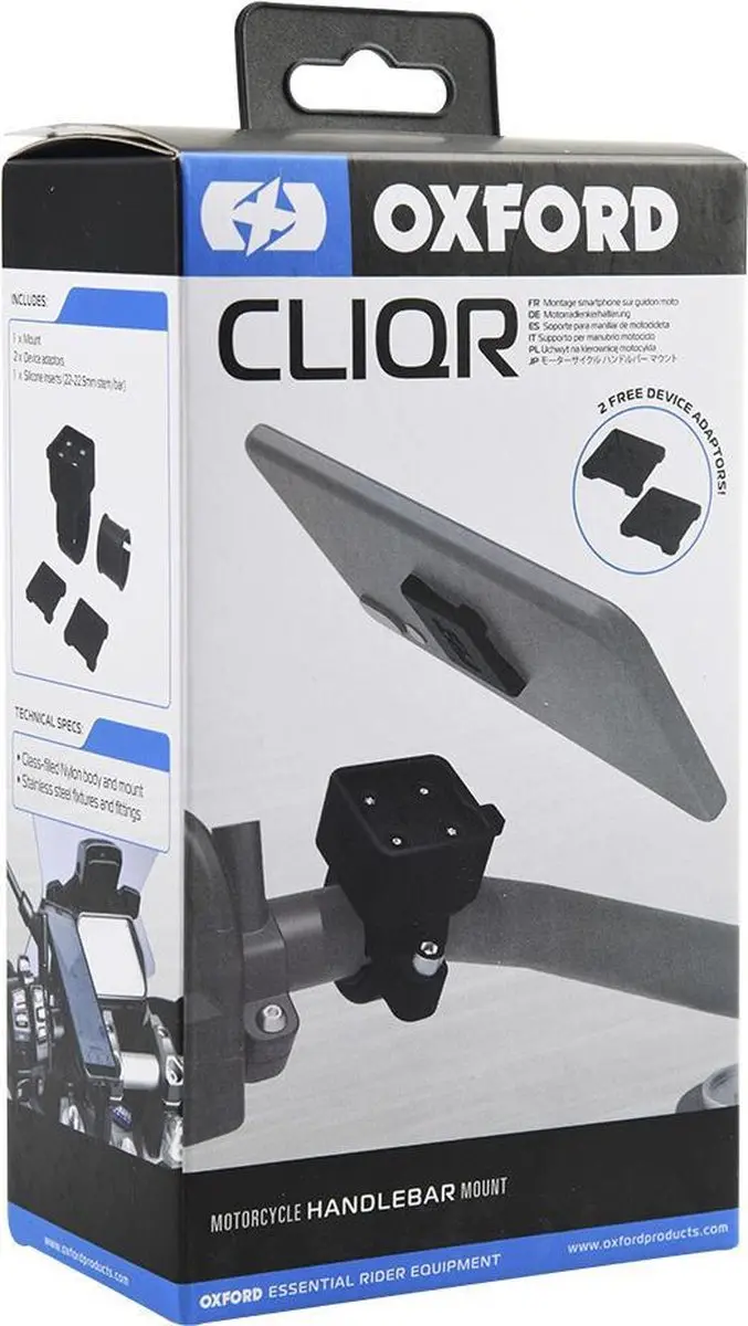 Oxford CliqR Telefoonhouder Motor/Scooter - 1 Stuk