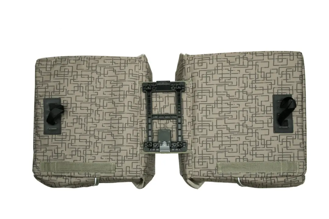 New Looxs Ivy Mondi Joy Dubbele Fietstas MIK 38L - Walnoot - afbeelding 3 van 6