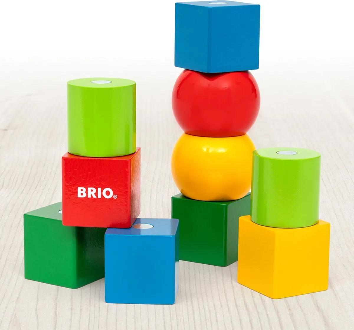 Ravensburger BRIO 30435 Houten Magneten Blokken - Meerkleurig
