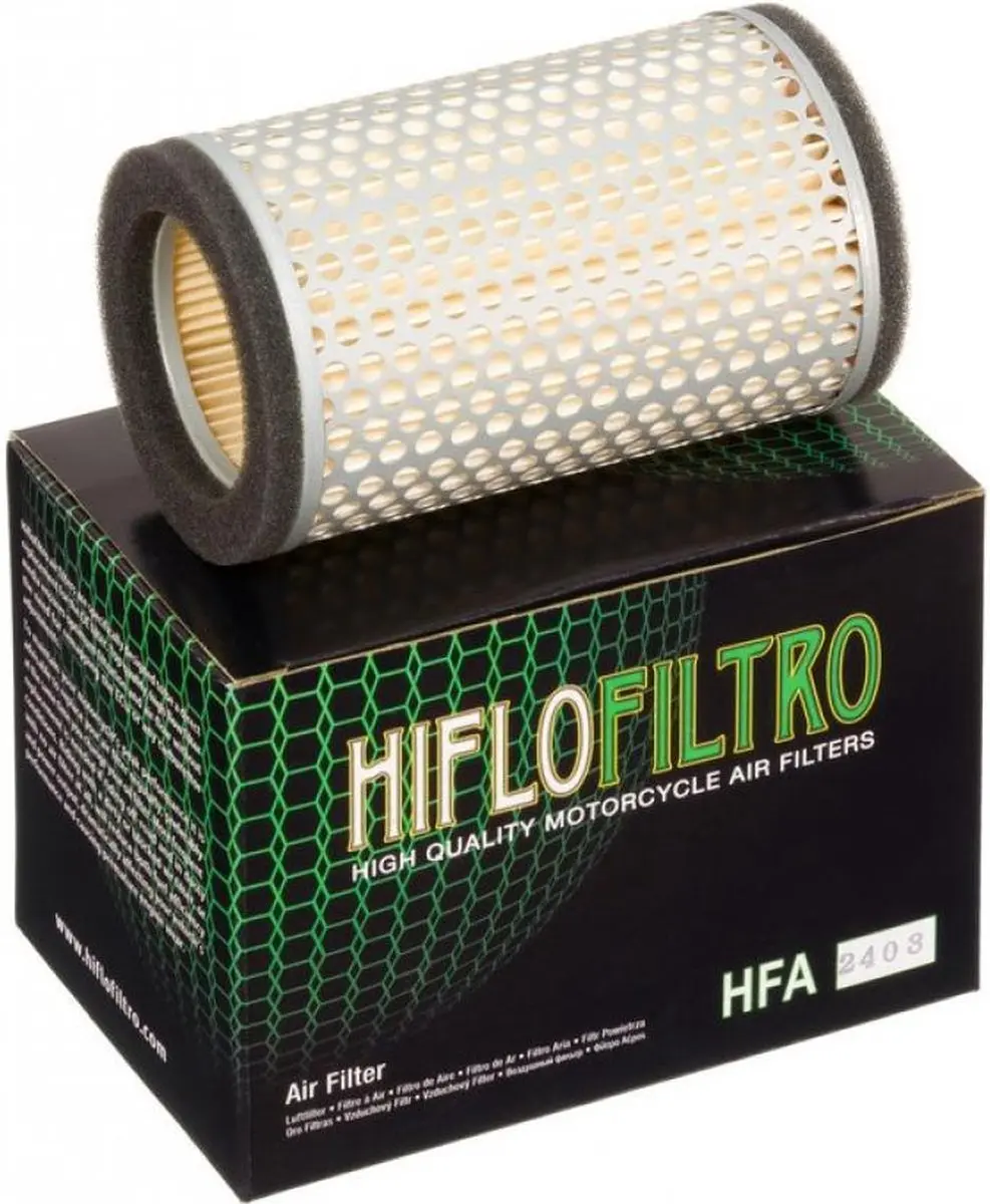 luchtfilter hiflo filtro voor motor kawasaki 650 kz 1980 1980 hfa2403 nieuw