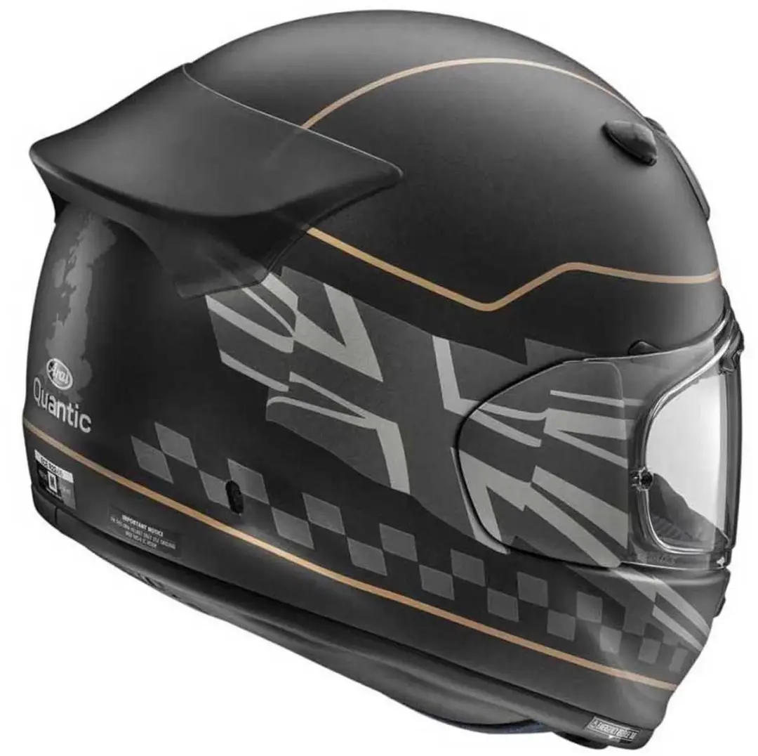 Arai Quantic Dark Citizen Integraalhelm - S - Zwart/Grijs