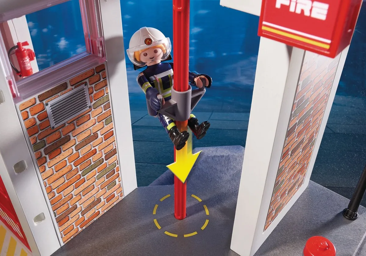 Playmobil City Action Grote Brandweerkazerne 9462 - Multicolor - afbeelding 6 van 6