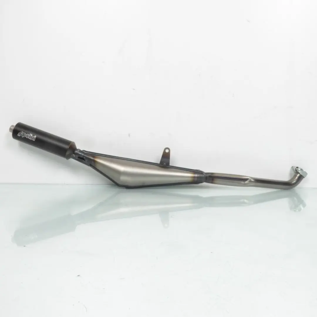 Polini Pot d'échappement Mobylette Piaggio 50 Ciao Country 200.0045 - Zwart