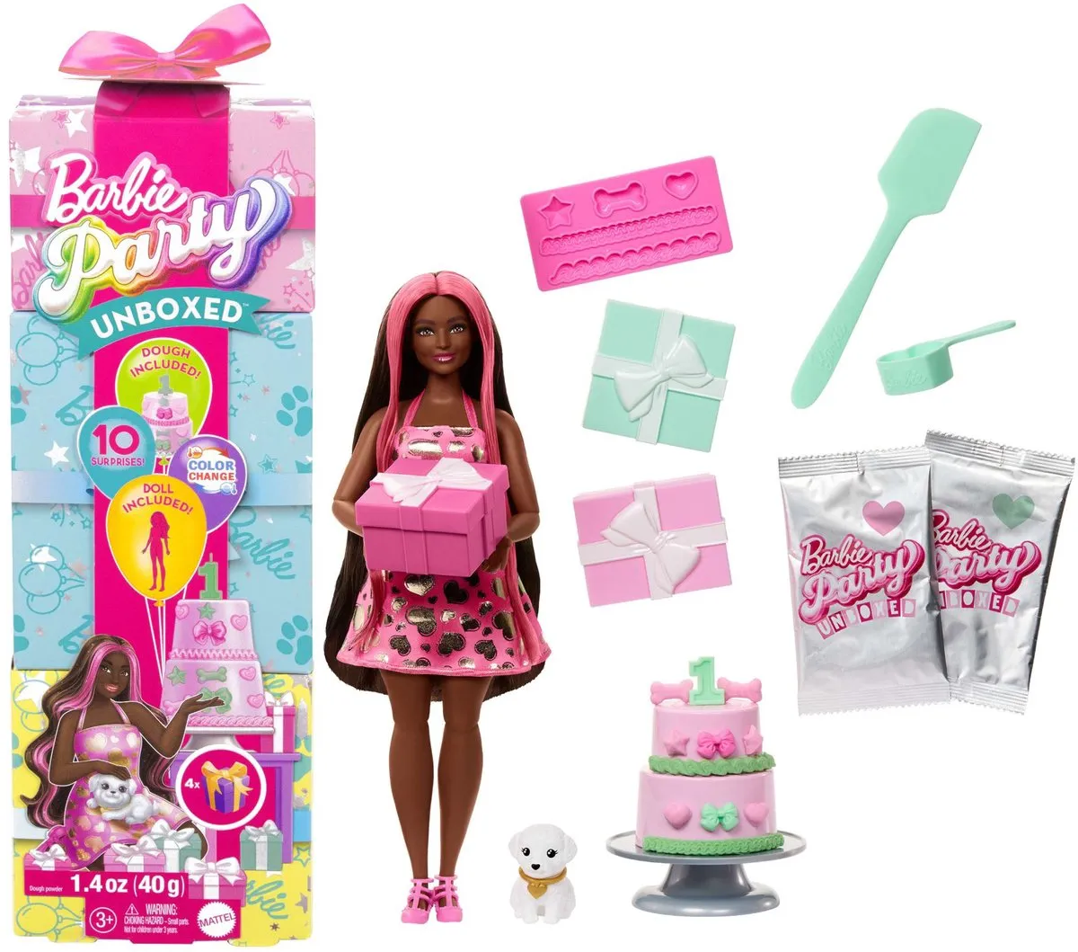 Barbie Uitpakparty Dierenverjaardag Pop
