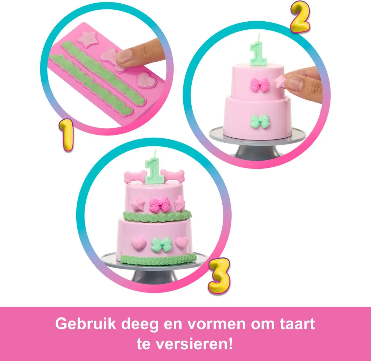 Barbie Uitpakparty Dierenverjaardag Pop - Roze Highlights
