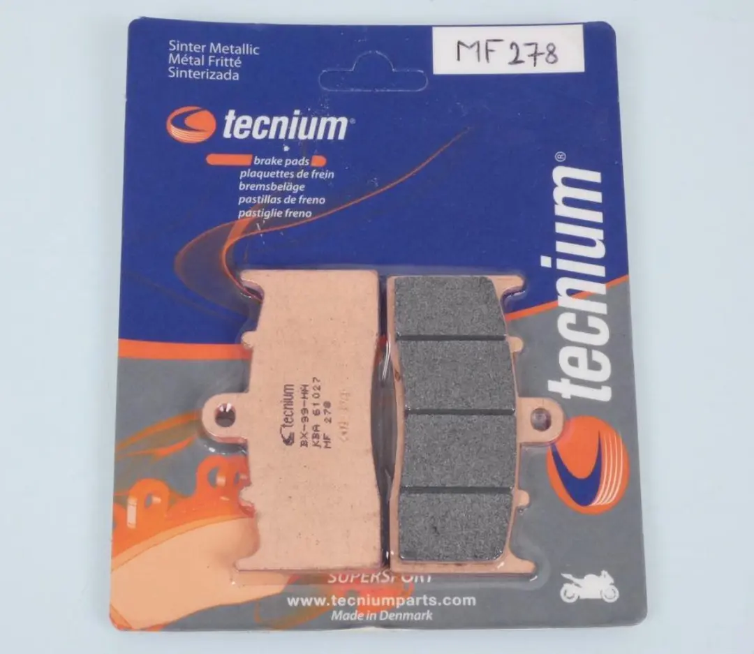 tecnium remblokje voor motorfiets bmw 1200 r r 2004 tot 2008 av / mf278 nieuw