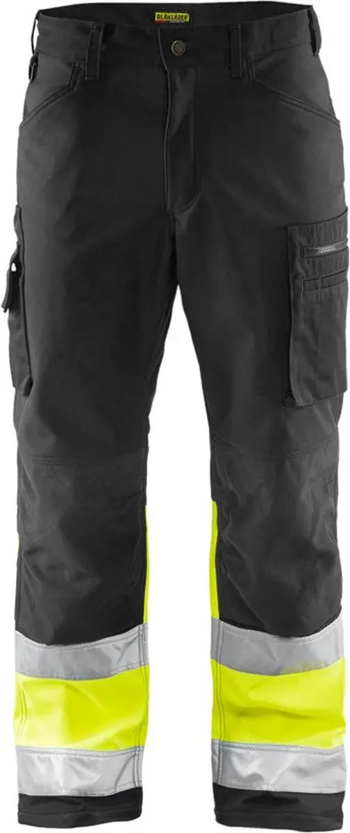 Blaklader Softshell werkbroek High Vis 1562-2517