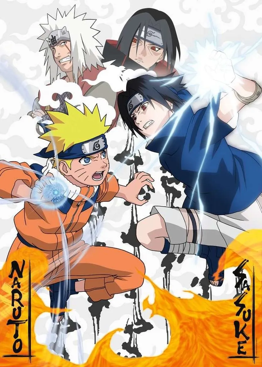 Ravensburger Naruto vs Sasuke Legpuzzel 1000 Stuks - 120006275