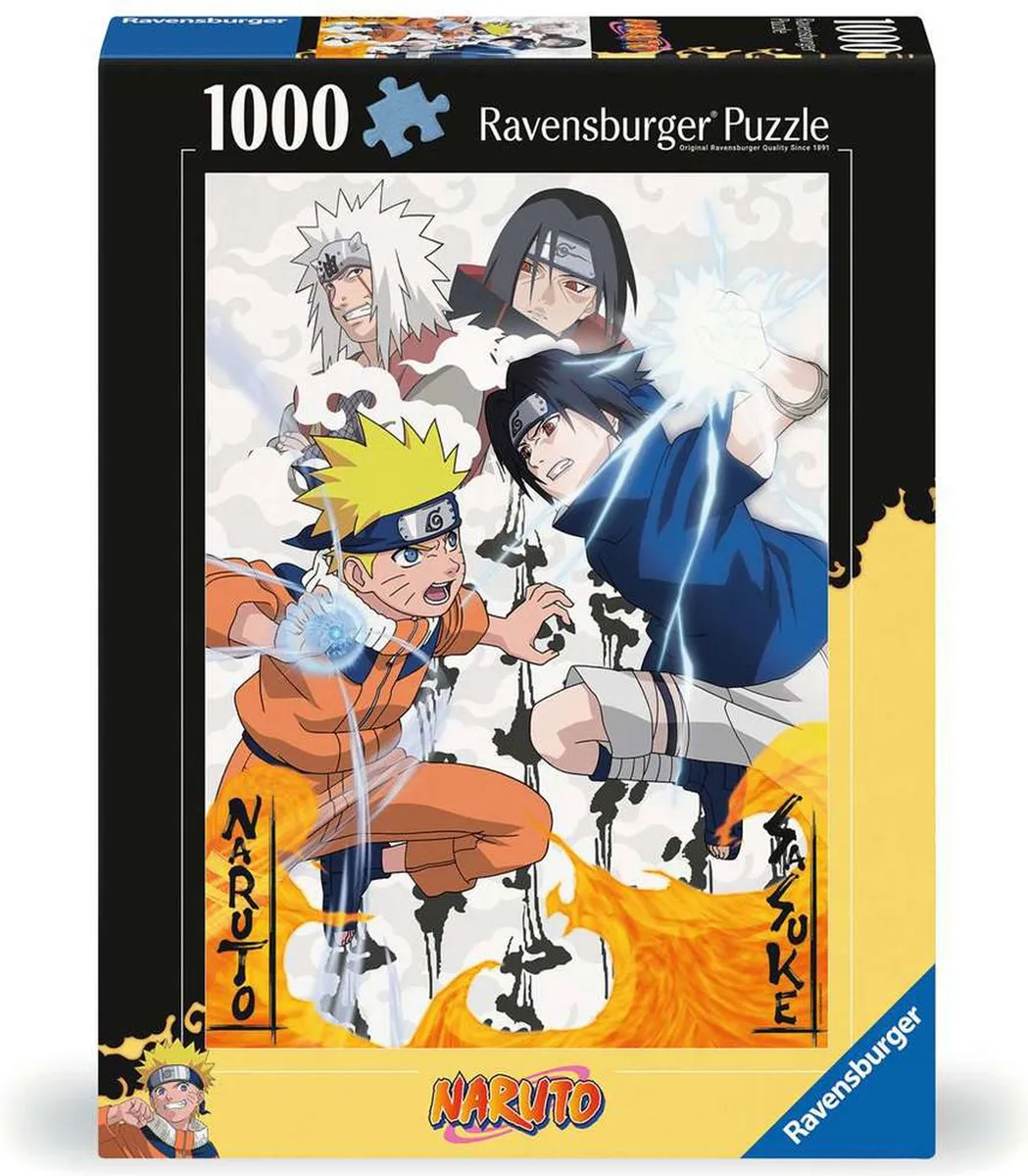 Ravensburger Naruto vs Sasuke Legpuzzel 1000 Stuks - 120006275
