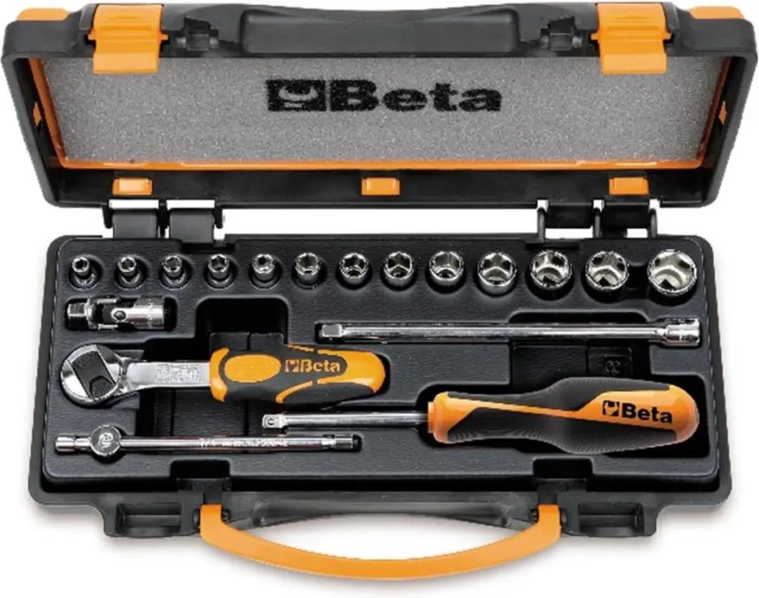 Beta Tools Ratel- en doppenset 900/C13-5 18-delig 009000953
