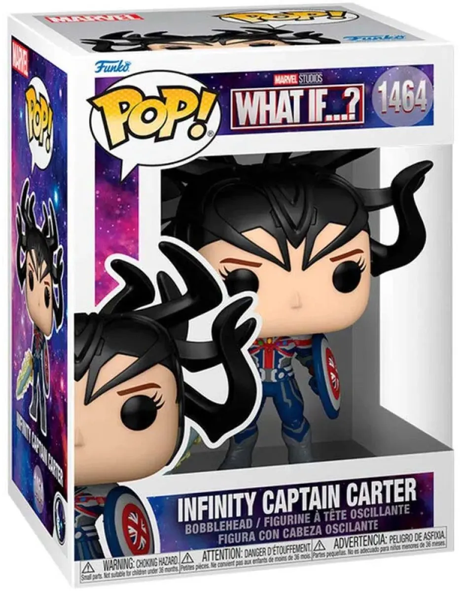 Funko Pop! Marvel What If...? Infinity Captain Carter #1464 - Multi