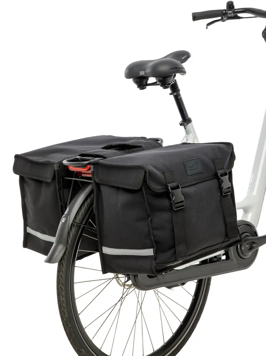 New Looxs Double Pannier Camping Fietstas 66L - Zwart - afbeelding 6 van 6