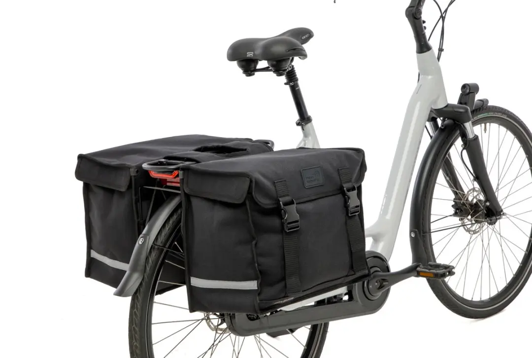 New Looxs Double Pannier Camping Fietstas 66L - Zwart - afbeelding 2 van 6