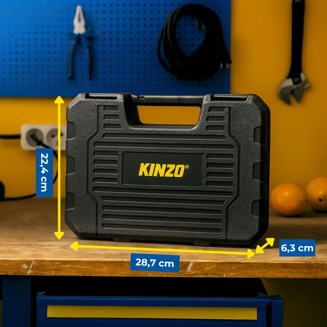 Kinzo Fiets Reparatieset 21-delig - Zwart - afbeelding 2 van 6