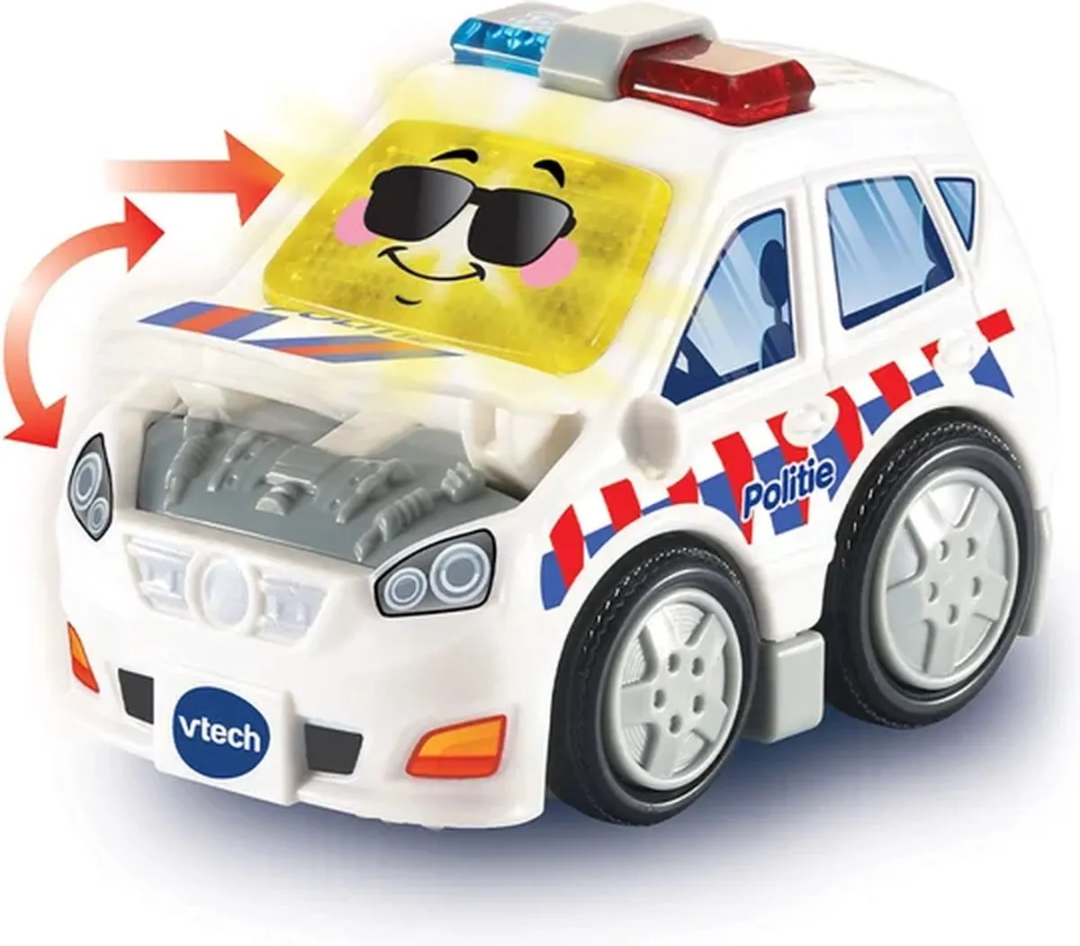 VTech Toet Toet Auto’s Pepijn Politie - Interactief Speelgoed - Wit - afbeelding 6 van 6