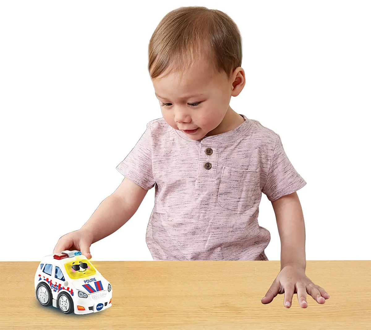 VTech Toet Toet Auto’s Pepijn Politie - Interactief Speelgoed - Wit