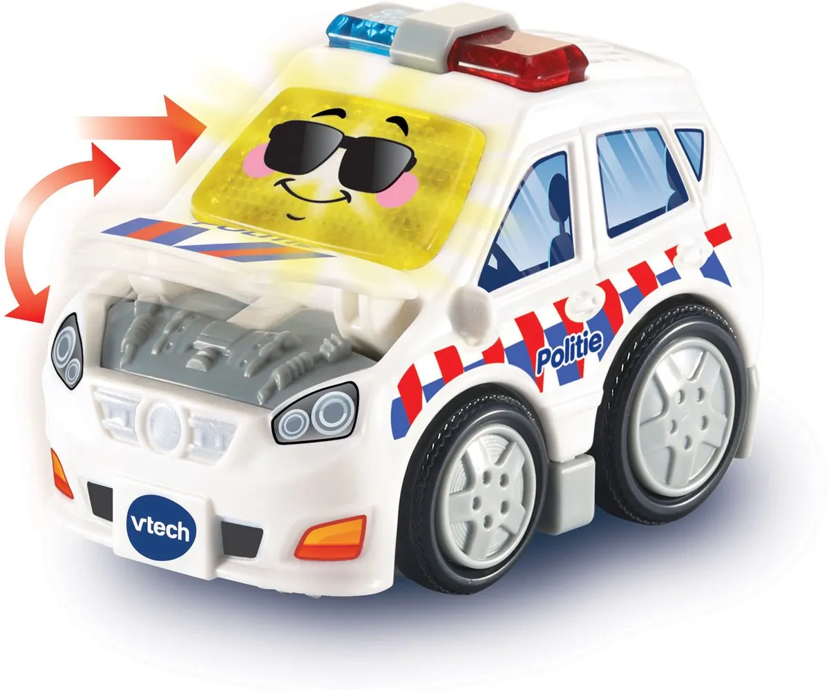 VTech Toet Toet Auto’s Pepijn Politie - Interactief Speelgoed - Wit