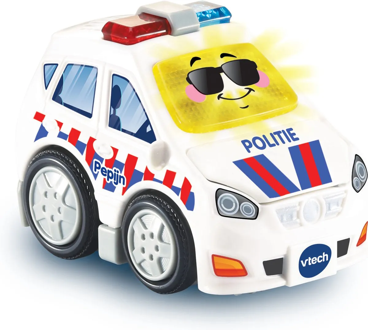 VTech Toet Toet Auto’s Pepijn Politie - Interactief Speelgoed - Wit