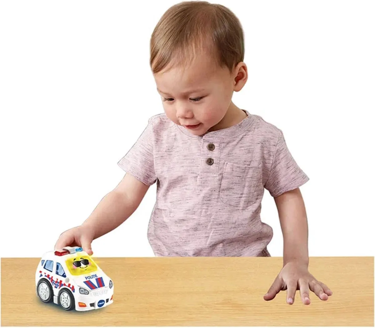 VTech Toet Toet Auto’s Pepijn Politie - Interactief Speelgoed - Wit