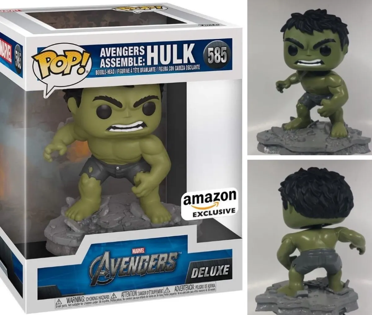 Funko Pop! Hulk - Avengers Assemble Deluxe #585 - Groen