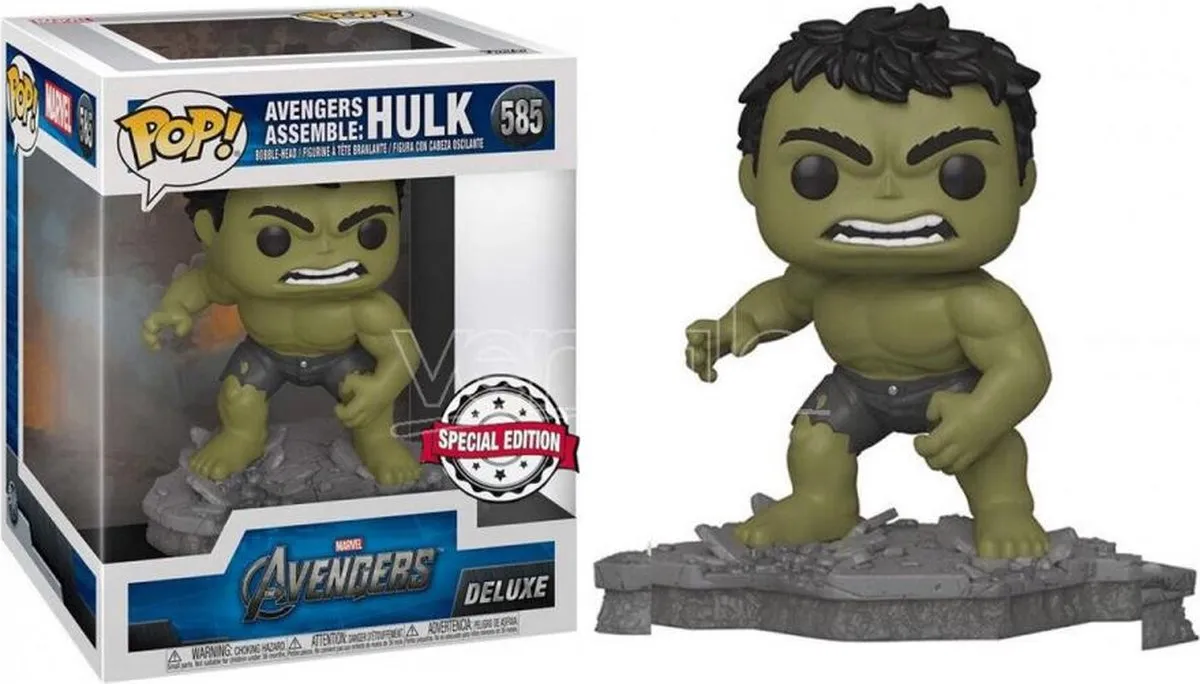 Funko Pop! Hulk - Avengers Assemble Deluxe #585 - Groen