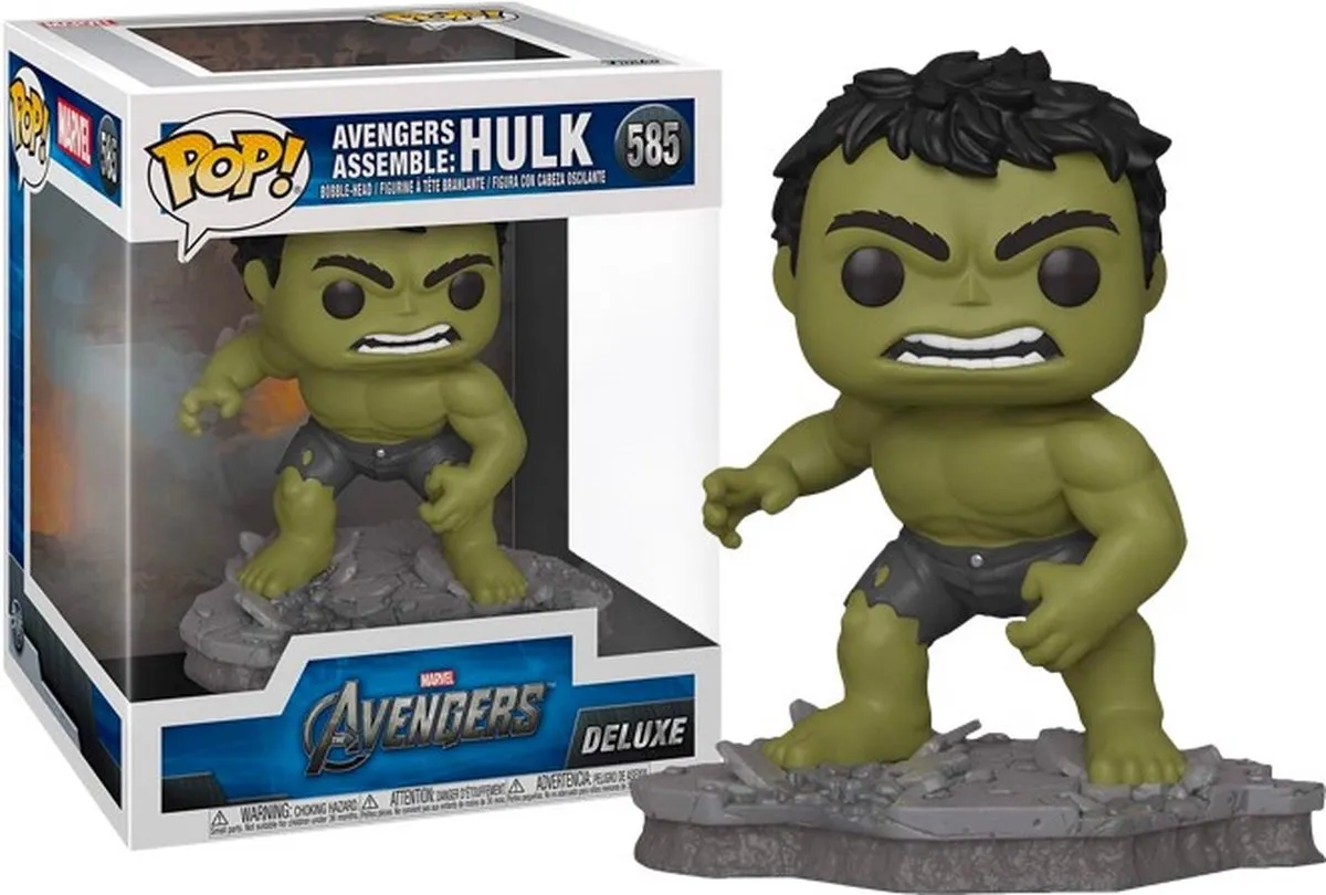Funko Pop! Hulk - Avengers Assemble Deluxe #585 - Groen