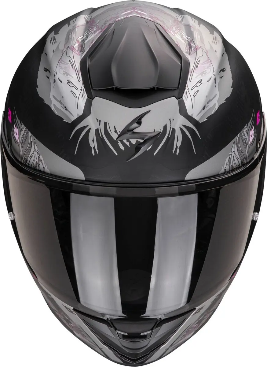 Scorpion Exo-530 Air Hadji Integraalhelm - XXS - Roze/Grijs/Zwart