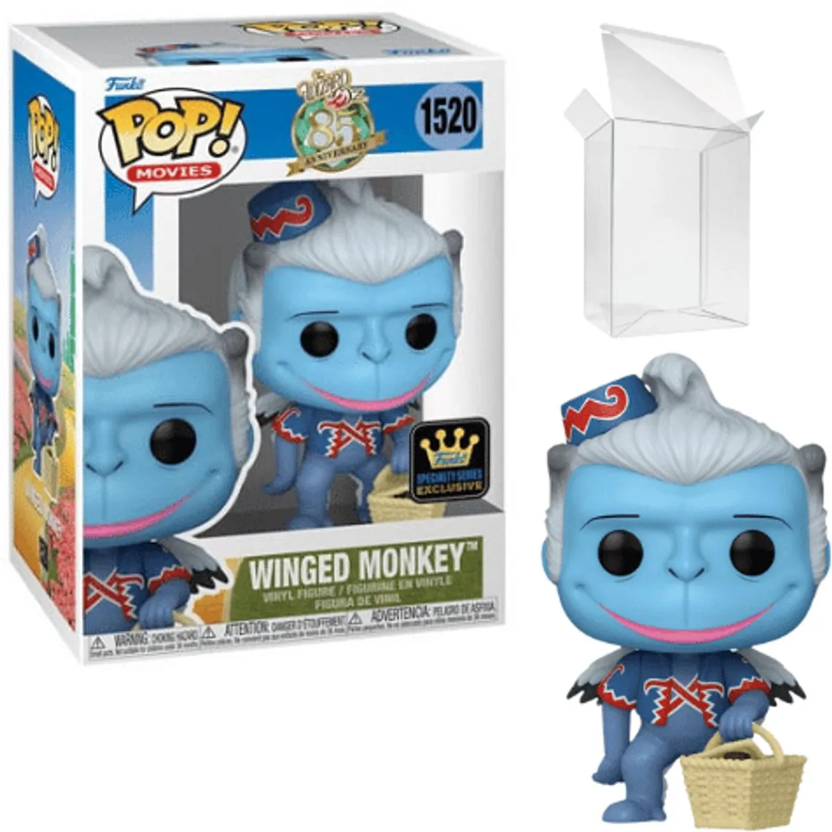Funko Pop! The Wizard of Oz Winged Monkey 77423 - Vinyl Figuur - Multicolor - afbeelding 6 van 6