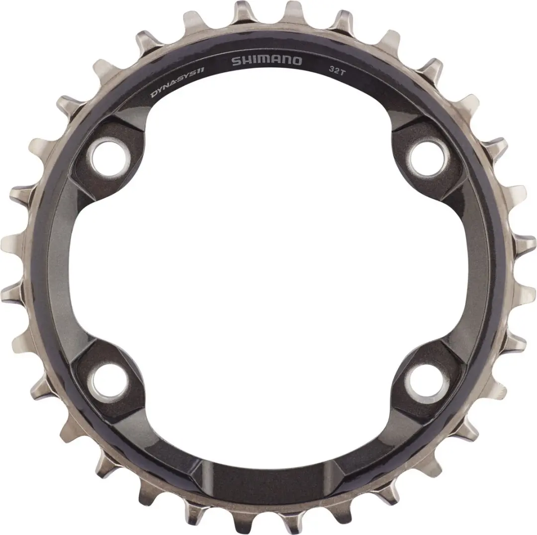 Shimano Kettingblad Xt Sm-crm81 11s 96 Mm 30t Rvs Zwart/grijs