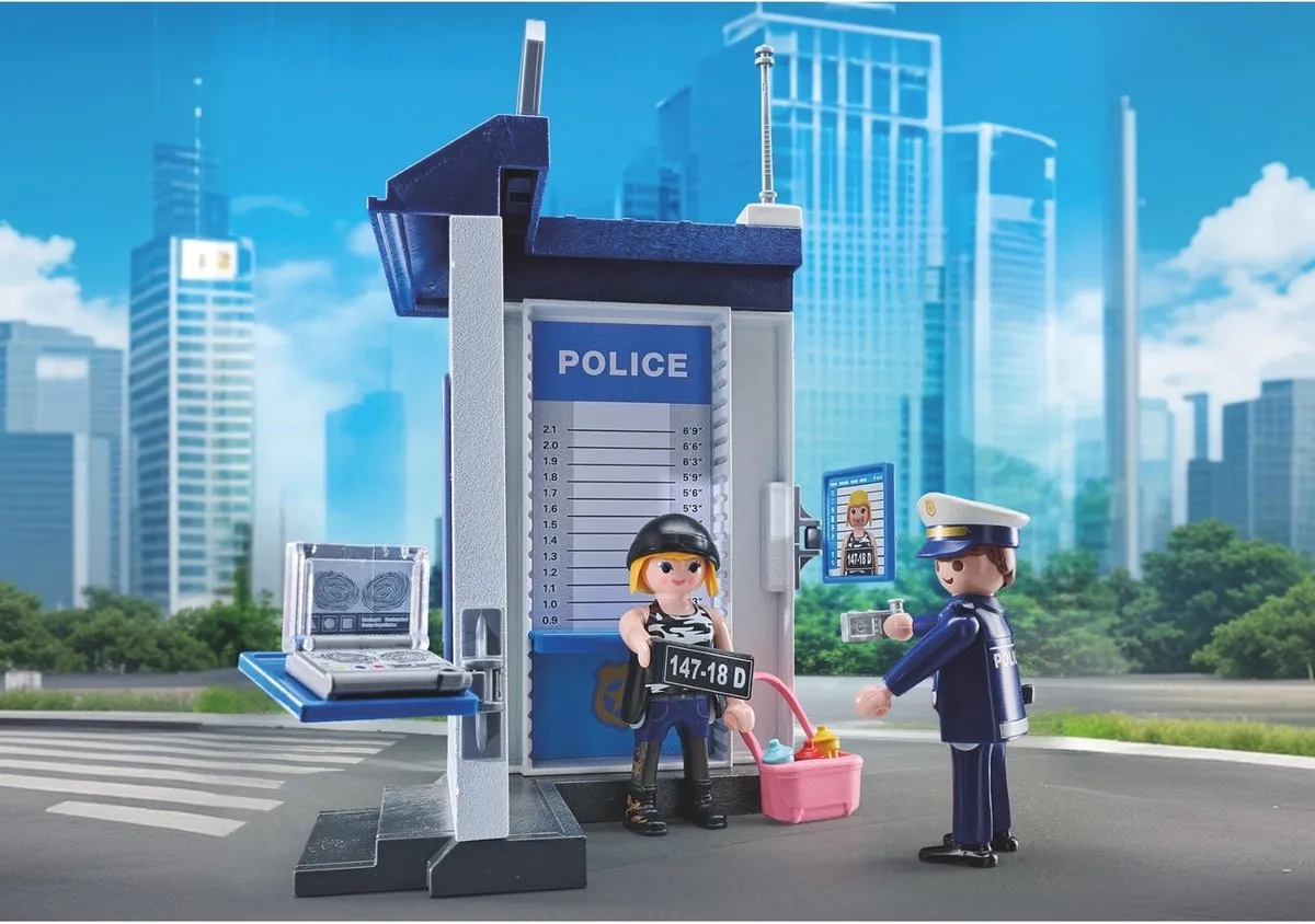 Playmobil Starter Pack Politie Verhoorkamer 71733 - Multicolor