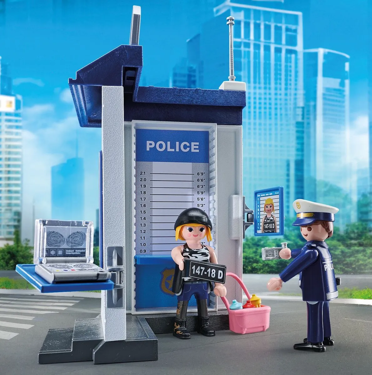 Playmobil Starter Pack Politie Verhoorkamer 71733 - Multicolor
