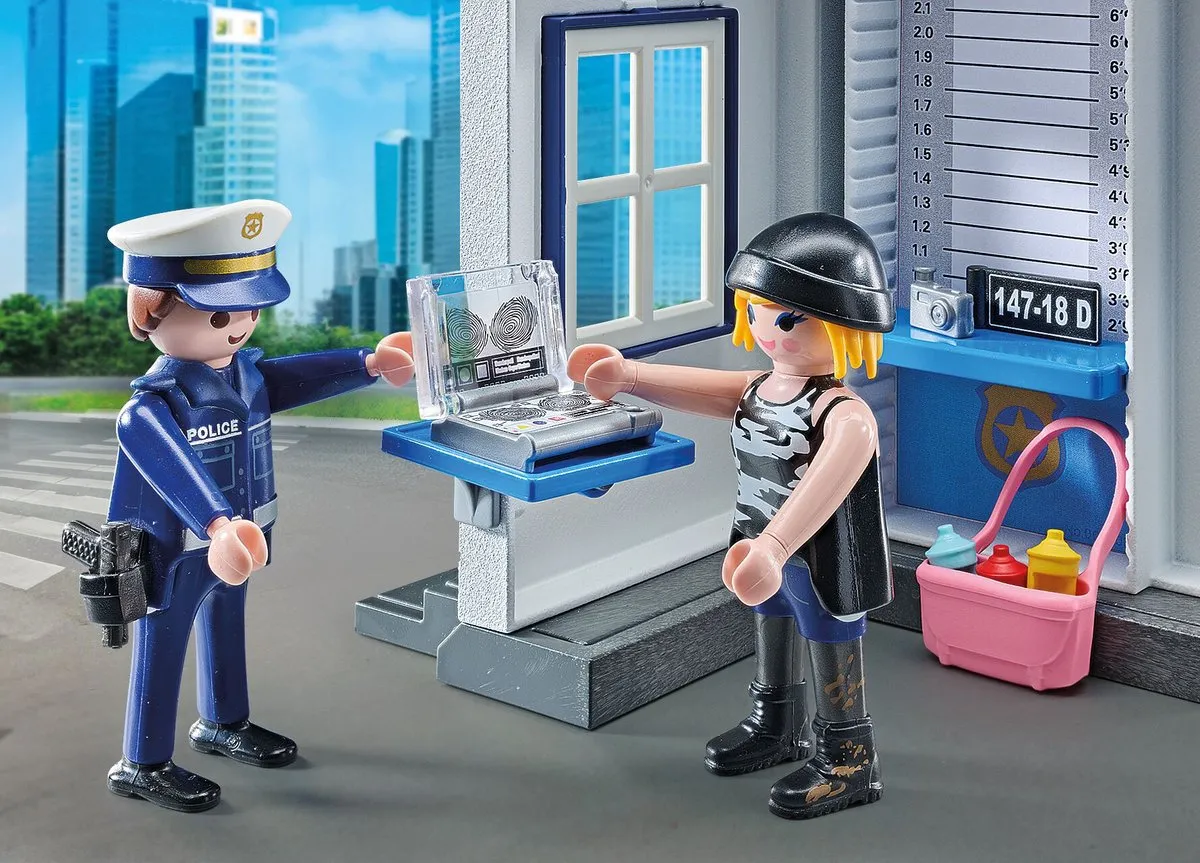 Playmobil Starter Pack Politie Verhoorkamer 71733 - Multicolor - afbeelding 6 van 6