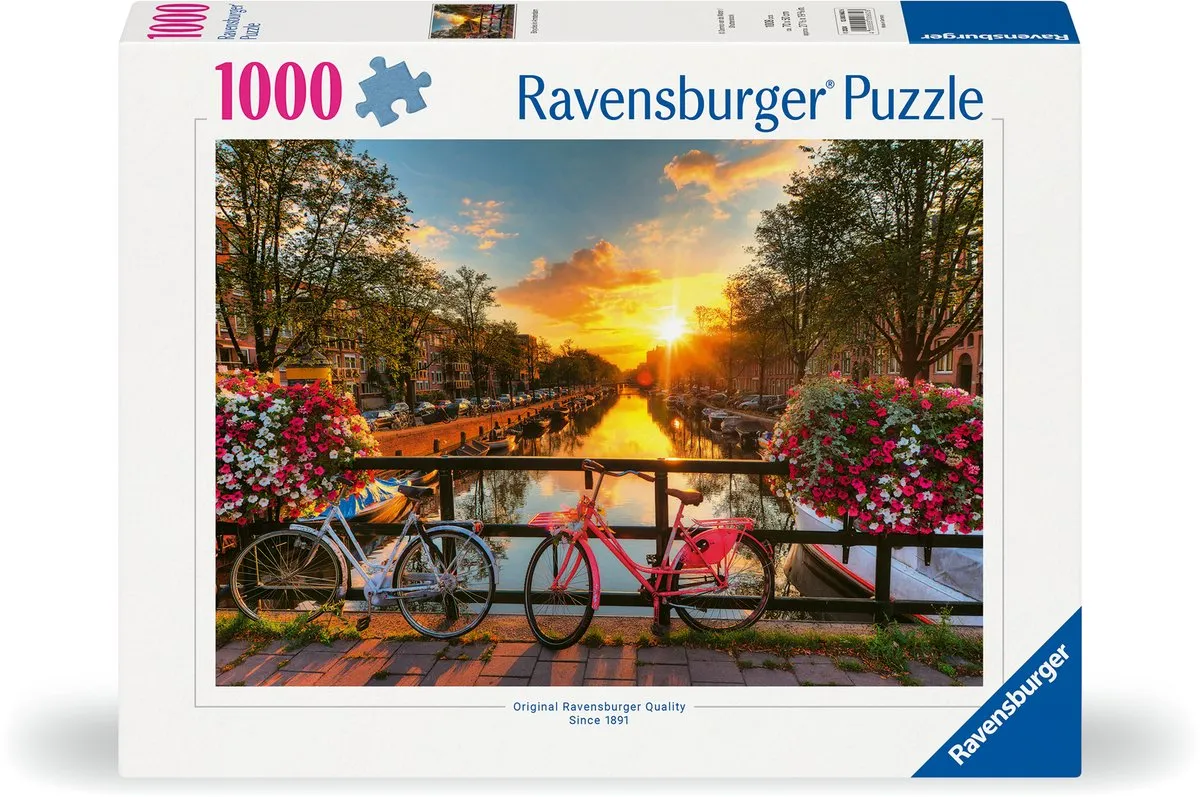 Ravensburger Fietsen Puzzel 1000 Stuks - Multicolor