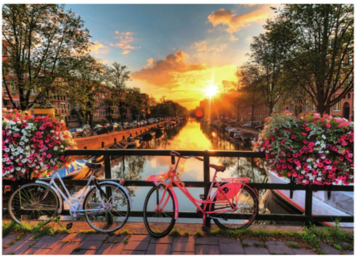 Ravensburger Fietsen Puzzel 1000 Stuks - Multicolor