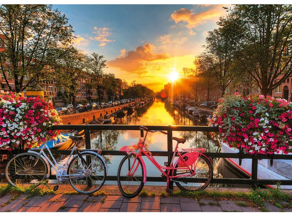 Ravensburger Fietsen Puzzel 1000 Stuks - Multicolor