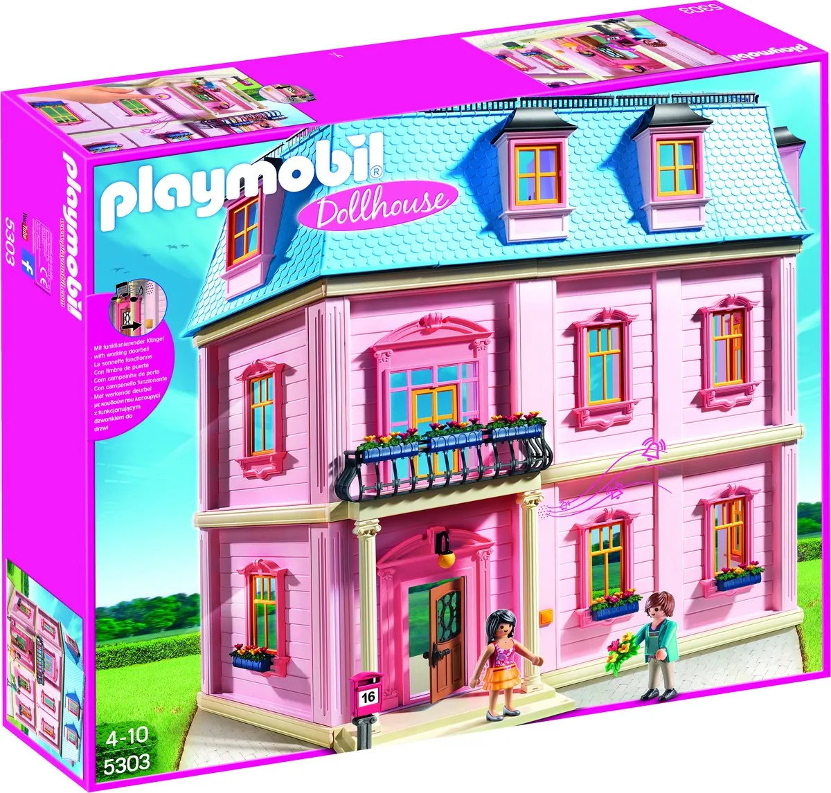 Playmobil Herenhuis 5303 - Roze - afbeelding 6 van 6