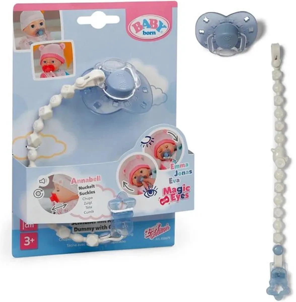 Baby Born Speen met Clip - 2 Stuks Multicolor