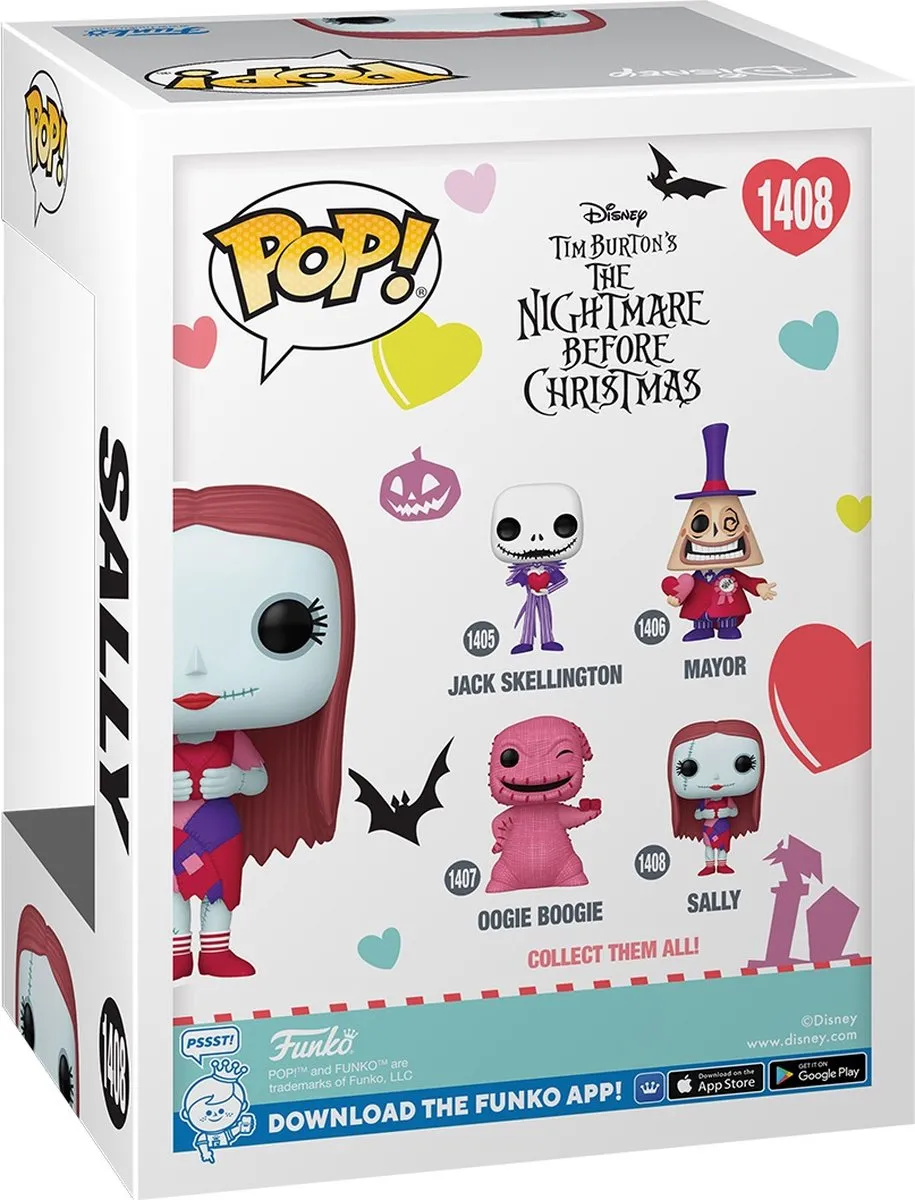 Funko The Nightmare Before Christmas Sally (Valentine) Pop! - Multicolor