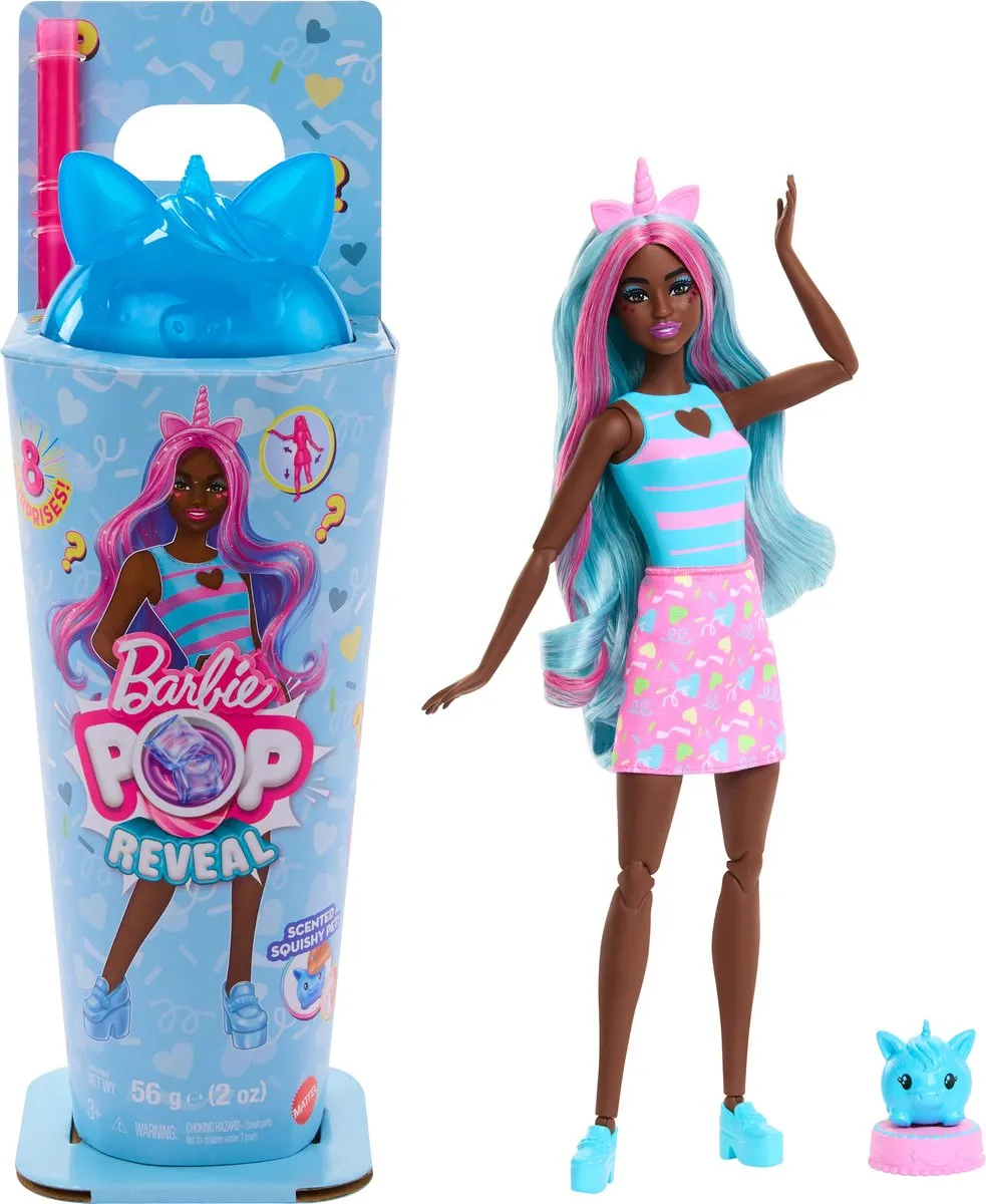 Barbie Pop Reveal Pop 28cm - Meerkleurig